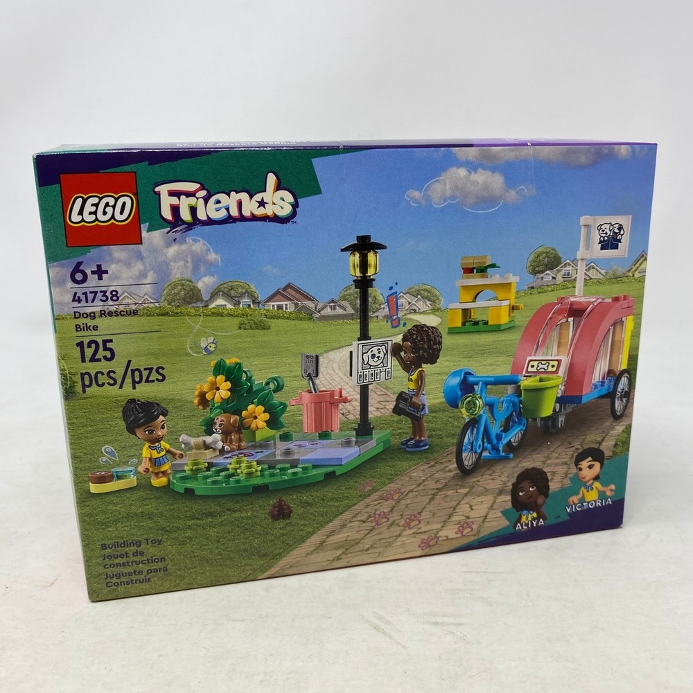 LEGO Friends Dog Rescue Bike 41738 Building Set 125 Pieces Aliya Victoria New